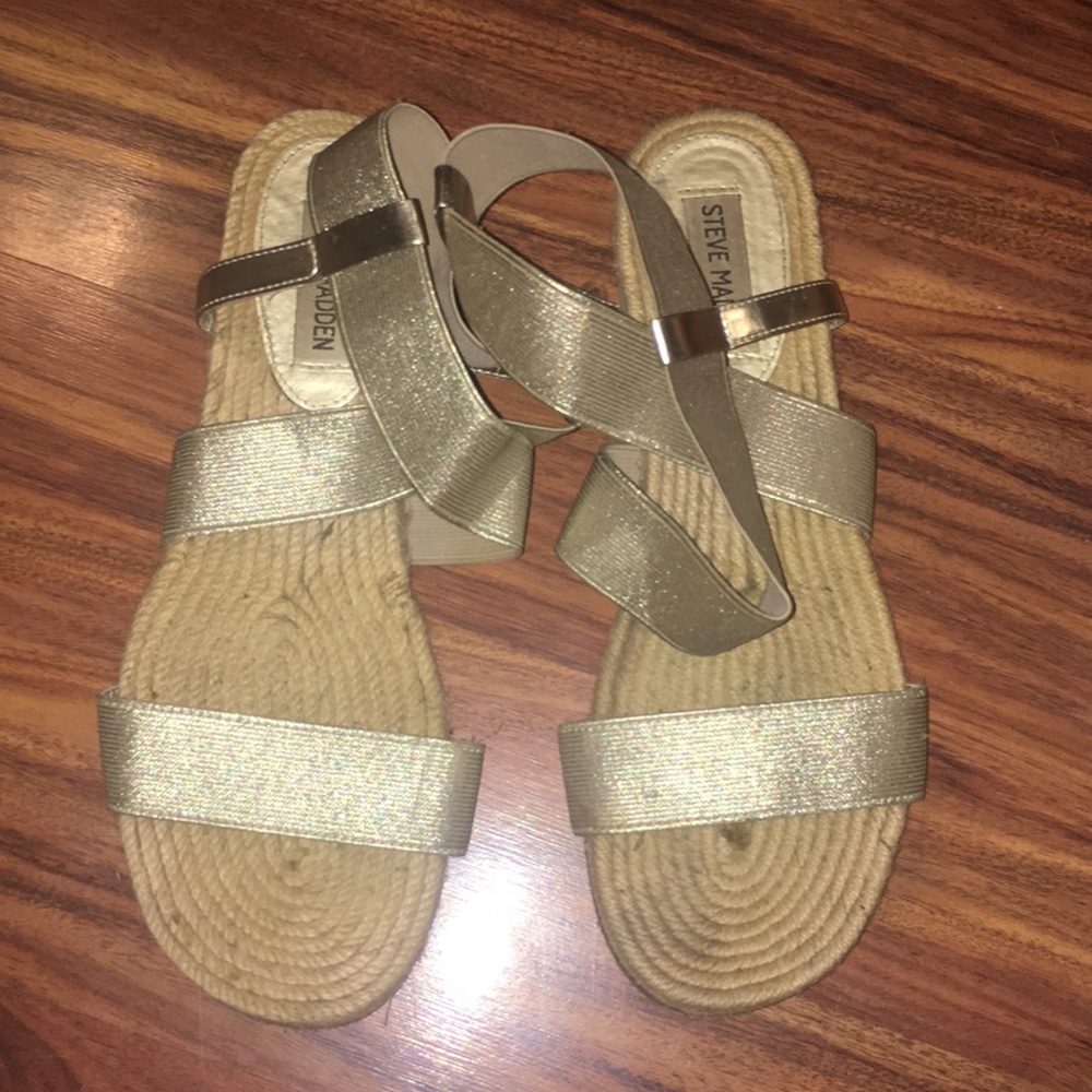 Gold sandals